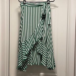 Faithfull the brand Anthropology skirt M green